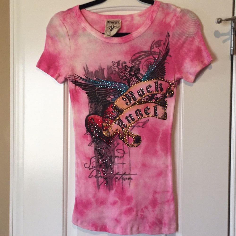 🌸Vocal Pink embellished t-shirt🌸